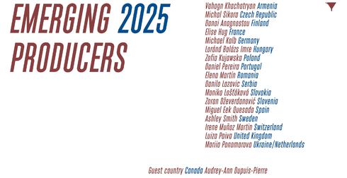 EMERGING PRODUCERS 2025 were announced in Sarajevo, with Canada as guest country