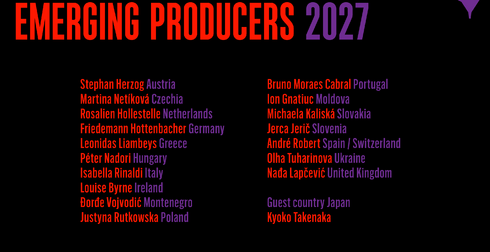 EMERGING PRODUCERS 2027 were announced in Sarajevo