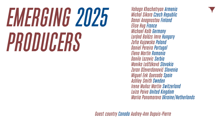 EMERGING PRODUCERS 2025 were announced in Sarajevo, with Canada as guest country