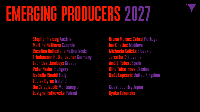 EMERGING PRODUCERS 2027 were announced in Sarajevo