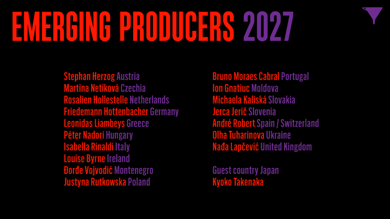 EMERGING PRODUCERS 2027 were announced in Sarajevo